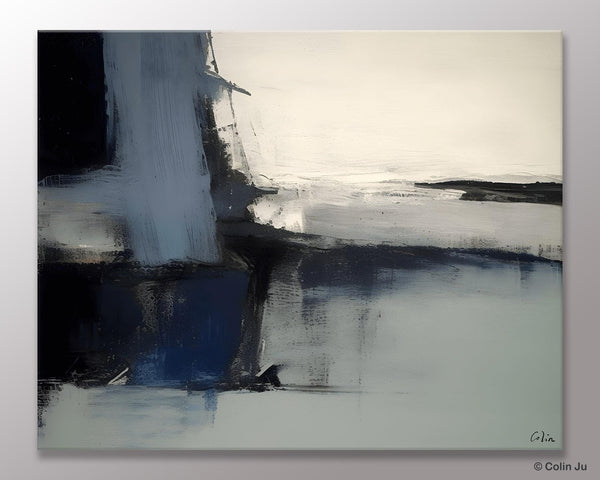 Abstract Painting for Bedroom, Large Original Abstract Art, Contemporary Acrylic Paintings, Abstract Painting on Canvas, Simple Wall Art-HomePaintingDecor