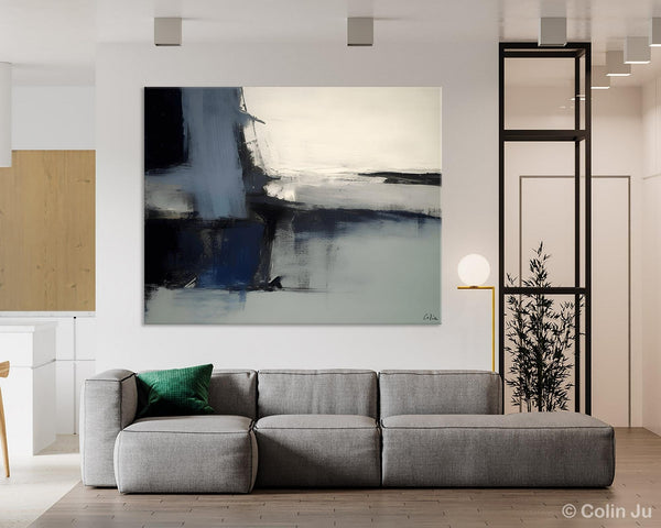 Abstract Painting for Bedroom, Large Original Abstract Art, Contemporary Acrylic Paintings, Abstract Painting on Canvas, Simple Wall Art-HomePaintingDecor