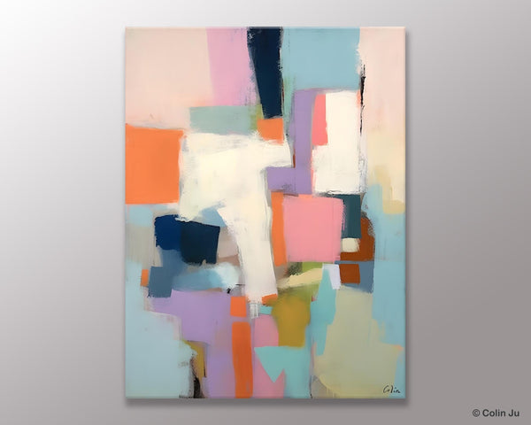 Extra Large Modern Wall Art, Acrylic Painting on Canvas, Contemporary Painting, Canvas Paintings for Dining Room, Original Abstract Painting-HomePaintingDecor