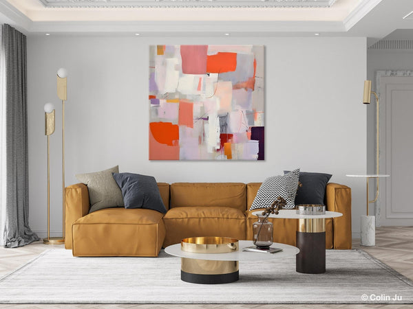 Modern Acrylic Artwork, Original Abstract Wall Art, Contemporary Canvas Art, Hand Painted Canvas Art, Large Abstract Painting for Bedroom-HomePaintingDecor