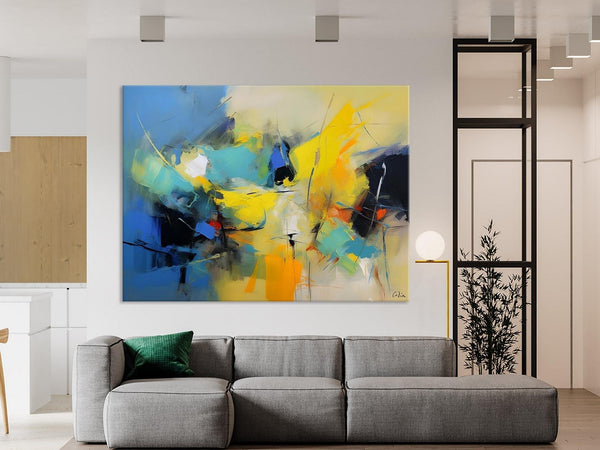 Hand Painted Canvas Art, Contemporary Acrylic Art, Oversized Canvas Paintings, Original Abstract Art, Huge Wall Art Ideas for Living Room-HomePaintingDecor
