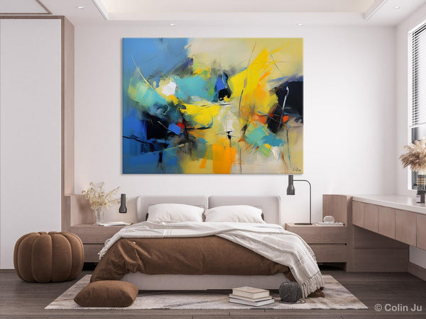 Hand Painted Canvas Art, Contemporary Acrylic Art, Oversized Canvas Paintings, Original Abstract Art, Huge Wall Art Ideas for Living Room-HomePaintingDecor