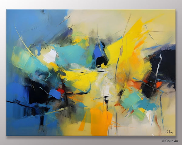 Hand Painted Canvas Art, Contemporary Acrylic Art, Oversized Canvas Paintings, Original Abstract Art, Huge Wall Art Ideas for Living Room-HomePaintingDecor