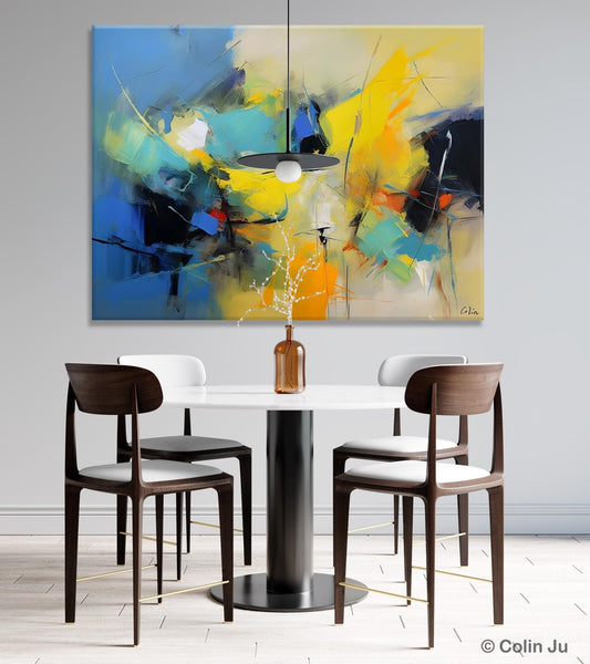 Hand Painted Canvas Art, Contemporary Acrylic Art, Oversized Canvas Paintings, Original Abstract Art, Huge Wall Art Ideas for Living Room-HomePaintingDecor