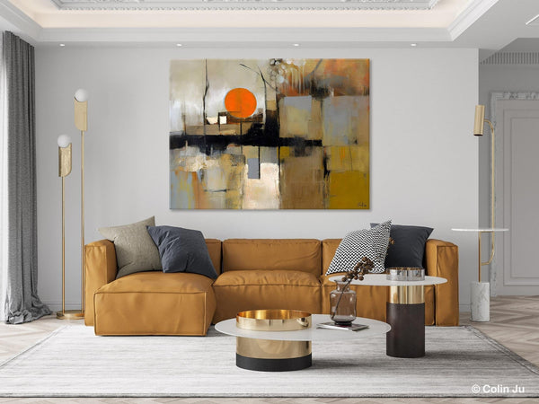 Large Wall Art Ideas for Living Room, Hand Painted Canvas Art, Oversized Canvas Paintings, Original Abstract Art, Contemporary Acrylic Art-HomePaintingDecor