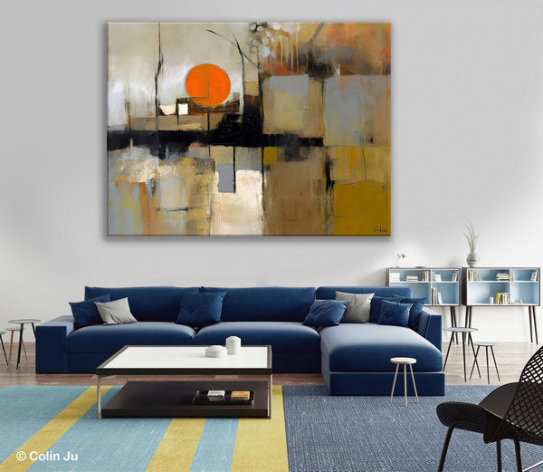 Large Wall Art Ideas for Living Room, Hand Painted Canvas Art, Oversized Canvas Paintings, Original Abstract Art, Contemporary Acrylic Art-HomePaintingDecor