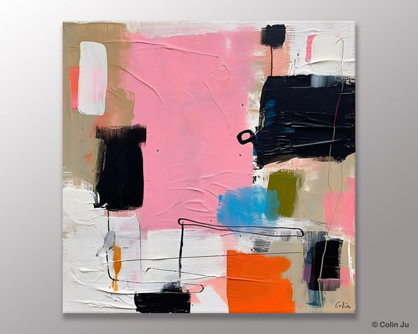 Modern Acrylic Artwork, Large Abstract Painting for Bedroom, Original Abstract Wall Art, Modern Canvas Paintings, Contemporary Canvas Art-HomePaintingDecor