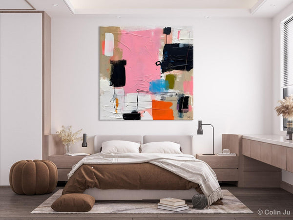 Modern Acrylic Artwork, Large Abstract Painting for Bedroom, Original Abstract Wall Art, Modern Canvas Paintings, Contemporary Canvas Art-HomePaintingDecor
