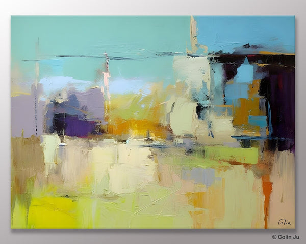Large Acrylic Paintings on Canvas, Original Abstract Art, Contemporary Acrylic Painting on Canvas, Oversized Modern Abstract Wall Paintings-HomePaintingDecor
