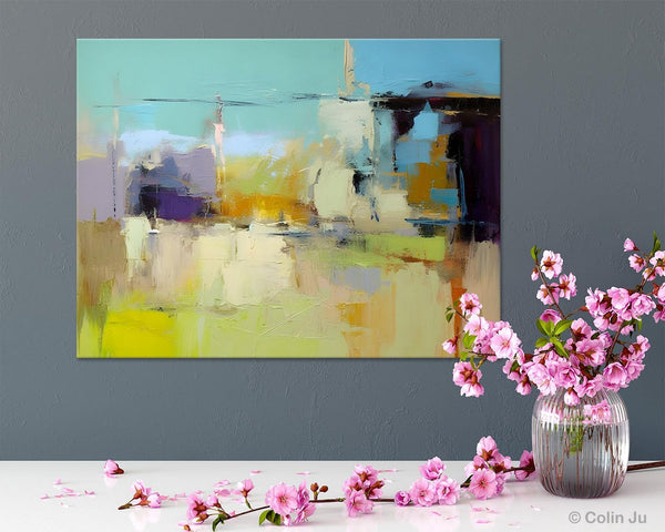 Large Acrylic Paintings on Canvas, Original Abstract Art, Contemporary Acrylic Painting on Canvas, Oversized Modern Abstract Wall Paintings-HomePaintingDecor