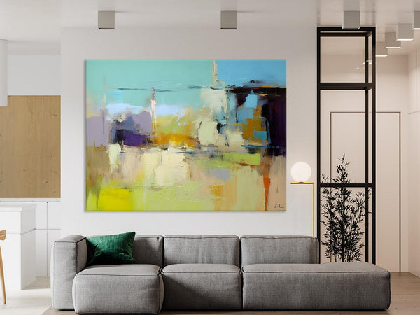 Large Acrylic Paintings on Canvas, Original Abstract Art, Contemporary Acrylic Painting on Canvas, Oversized Modern Abstract Wall Paintings-HomePaintingDecor