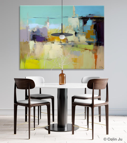 Large Acrylic Paintings on Canvas, Original Abstract Art, Contemporary Acrylic Painting on Canvas, Oversized Modern Abstract Wall Paintings-HomePaintingDecor