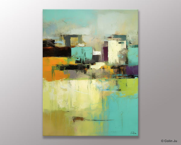 Contemporary Wall Art Paintings, Abstract Wall Paintings, Extra Large Paintings for Dining Room, Hand Painted Canvas Art, Original Artowrk-HomePaintingDecor