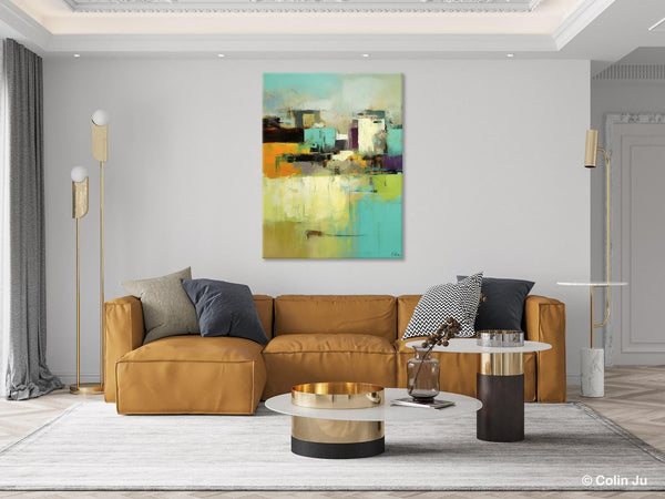 Contemporary Wall Art Paintings, Abstract Wall Paintings, Extra Large Paintings for Dining Room, Hand Painted Canvas Art, Original Artowrk-HomePaintingDecor