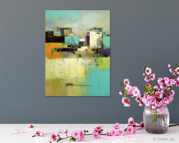 Contemporary Wall Art Paintings, Abstract Wall Paintings, Extra Large Paintings for Dining Room, Hand Painted Canvas Art, Original Artowrk-HomePaintingDecor
