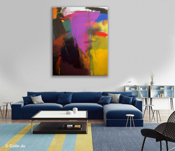 Large Original Abstract Wall Art, Contemporary Acrylic Paintings, Extra Large Abstract Painting for Dining Room, Abstract Painting on Canvas-HomePaintingDecor