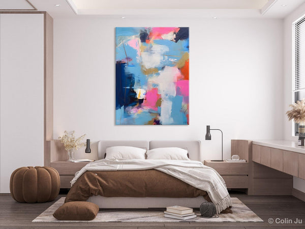 Oversized Modern Abstract Wall Paintings, Original Canvas Art, Contemporary Acrylic Painting on Canvas, Large Wall Art Painting for Bedroom-HomePaintingDecor