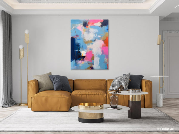 Oversized Modern Abstract Wall Paintings, Original Canvas Art, Contemporary Acrylic Painting on Canvas, Large Wall Art Painting for Bedroom-HomePaintingDecor