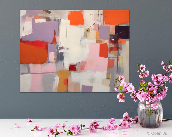 Acrylic Paintings on Canvas, Large Original Abstract Art, Contemporary Acrylic Painting on Canvas, Oversized Modern Abstract Wall Paintings-HomePaintingDecor