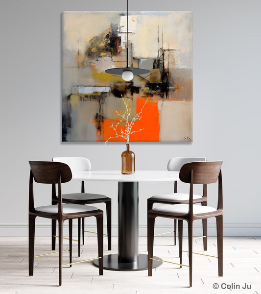 Large Abstract Art for Bedroom, Original Abstract Wall Art, Simple Modern Acrylic Artwork, Modern Canvas Paintings, Contemporary Canvas Art-HomePaintingDecor