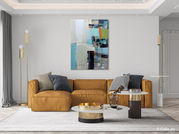 Abstract Wall Paintings, Large Contemporary Wall Art, Extra Large Paintings for Bedroom, Hand Painted Canvas Art, Original Modern Painting-HomePaintingDecor