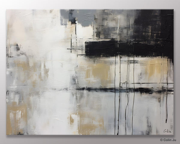 Hand Painted Original Canvas Art, Contemporary Acrylic Paintings, Large Wall Art Painting for Bedroom, Oversized Modern Abstract Paintings-HomePaintingDecor