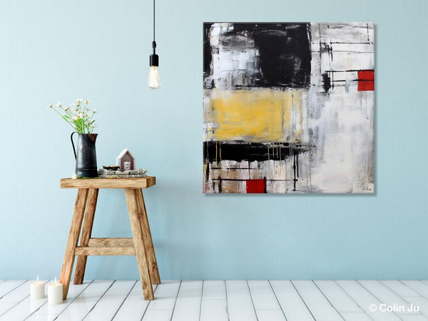 Original Modern Acrylic Artwork, Extra Large Abstract Paintings for Dining Room, Modern Canvas Art Paintings, Abstract Wall Art for Bedroom-HomePaintingDecor