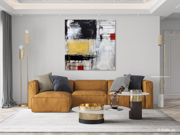 Original Modern Acrylic Artwork, Extra Large Abstract Paintings for Dining Room, Modern Canvas Art Paintings, Abstract Wall Art for Bedroom-HomePaintingDecor