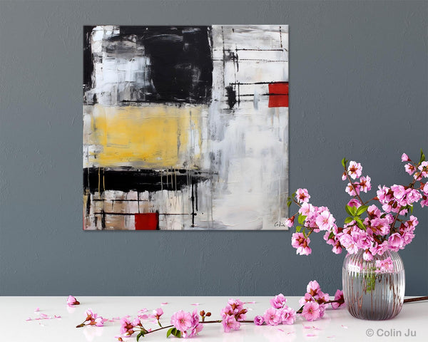 Original Modern Acrylic Artwork, Extra Large Abstract Paintings for Dining Room, Modern Canvas Art Paintings, Abstract Wall Art for Bedroom-HomePaintingDecor