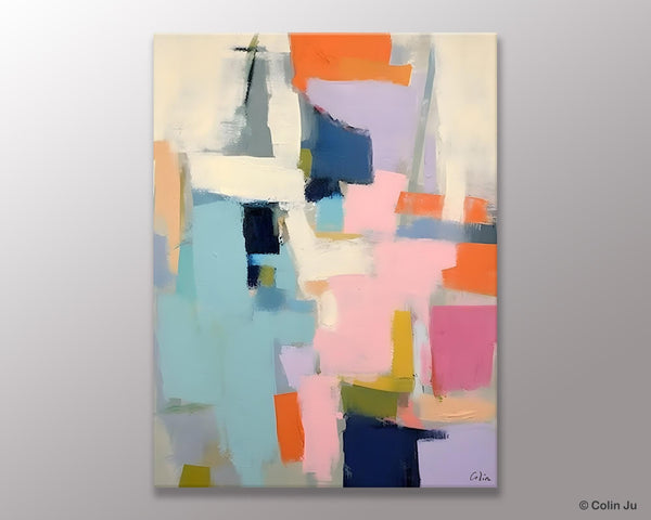 Large Wall Art Painting for Bedroom, Original Canvas Art, Contemporary Acrylic Painting on Canvas, Oversized Modern Abstract Wall Paintings-HomePaintingDecor