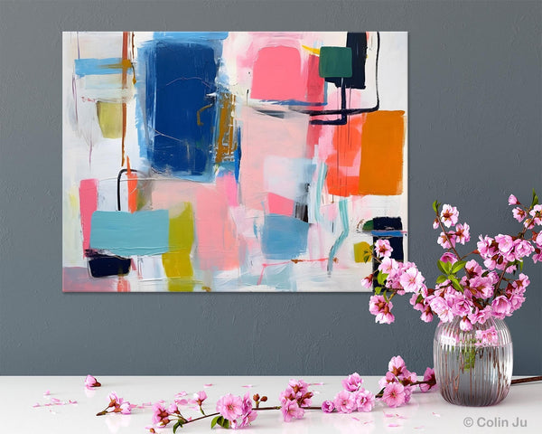 Large Wall Art Painting for Bedroom, Original Canvas Art, Oversized Modern Abstract Wall Paintings, Contemporary Acrylic Painting on Canvas-HomePaintingDecor
