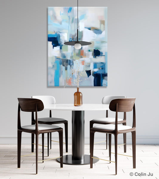 Large Modern Canvas Wall Paintings, Original Abstract Art, Hand Painted Acrylic Painting on Canvas, Large Wall Art Painting for Dining Room-HomePaintingDecor