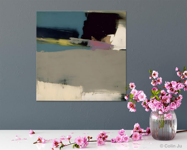 Abstract Wall Art for Bedroom, Original Modern Acrylic Artwork, Modern Canvas Art Paintings, Extra Large Abstract Paintings for Dining Room-HomePaintingDecor