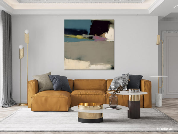 Abstract Wall Art for Bedroom, Original Modern Acrylic Artwork, Modern Canvas Art Paintings, Extra Large Abstract Paintings for Dining Room-HomePaintingDecor