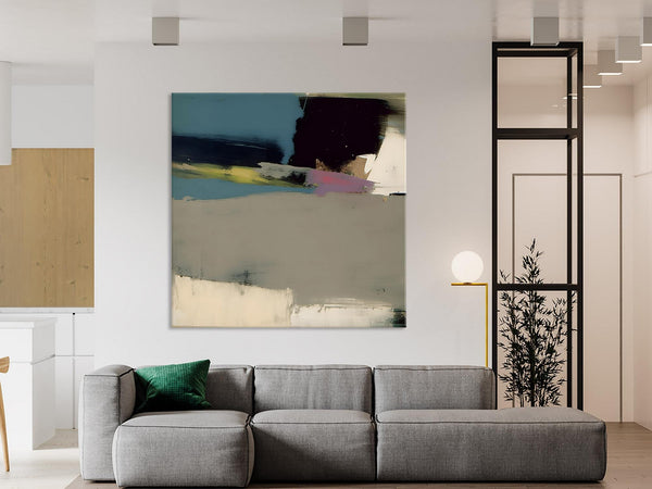 Abstract Wall Art for Bedroom, Original Modern Acrylic Artwork, Modern Canvas Art Paintings, Extra Large Abstract Paintings for Dining Room-HomePaintingDecor