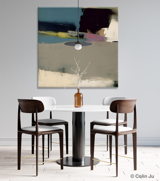 Abstract Wall Art for Bedroom, Original Modern Acrylic Artwork, Modern Canvas Art Paintings, Extra Large Abstract Paintings for Dining Room-HomePaintingDecor