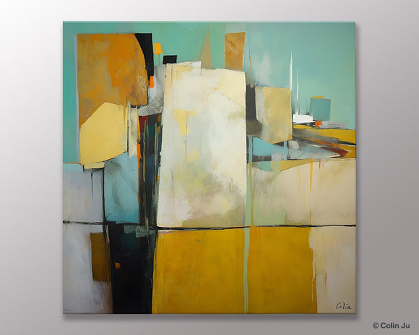 Modern Canvas Paintings, Contemporary Canvas Art, Original Modern Wall Art, Modern Acrylic Artwork, Large Abstract Painting for Bedroom-HomePaintingDecor