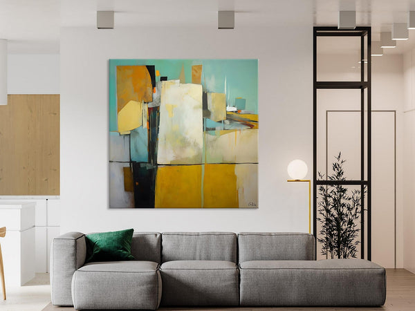 Modern Canvas Paintings, Contemporary Canvas Art, Original Modern Wall Art, Modern Acrylic Artwork, Large Abstract Painting for Bedroom-HomePaintingDecor