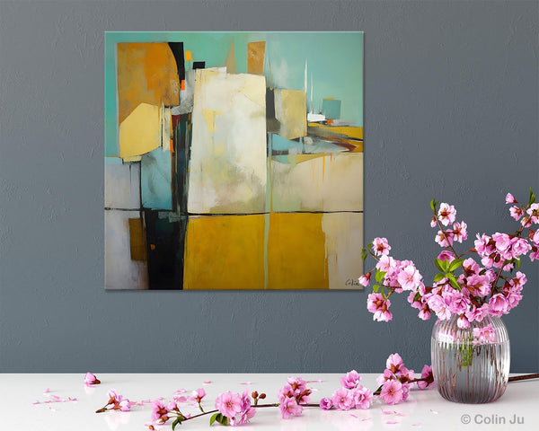 Modern Canvas Paintings, Contemporary Canvas Art, Original Modern Wall Art, Modern Acrylic Artwork, Large Abstract Painting for Bedroom-HomePaintingDecor