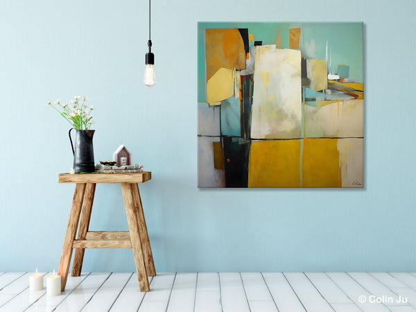 Modern Canvas Paintings, Contemporary Canvas Art, Original Modern Wall Art, Modern Acrylic Artwork, Large Abstract Painting for Bedroom-HomePaintingDecor