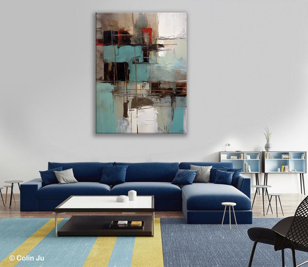 Original Canvas Art, Contemporary Acrylic Painting on Canvas, Large Wall Art Painting for Bedroom, Oversized Modern Abstract Wall Paintings-HomePaintingDecor