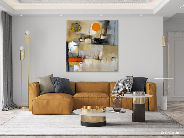 Large Abstract Art for Bedroom, Simple Modern Acrylic Art, Modern Original Abstract Art, Canvas Paintings for Sale, Contemporary Canvas Art-HomePaintingDecor