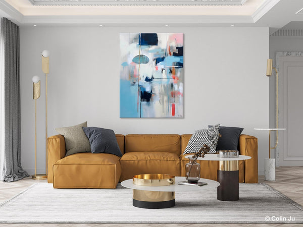 Large Wall Paintings for Bedroom, Contemporary Abstract Paintings on Canvas, Oversized Abstract Wall Art Paintings, Original Abstract Art-HomePaintingDecor