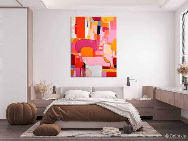 Large Modern Canvas Artwork, Original Wall Art Paintings, Large Paintings for Bedroom, Hand Painted Canvas Art, Acrylic Painting on Canvas-HomePaintingDecor