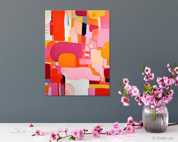 Large Modern Canvas Artwork, Original Wall Art Paintings, Large Paintings for Bedroom, Hand Painted Canvas Art, Acrylic Painting on Canvas-HomePaintingDecor
