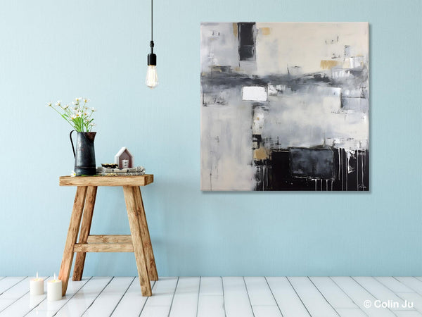 Abstract Canvas Art for Living Room, Original Modern Acrylic Art, Modern Canvas Paintings, Extra Large Abstract Paintings for Dining Room