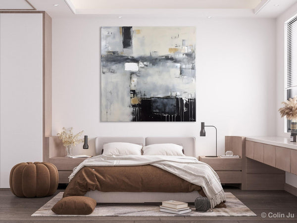 Abstract Canvas Art for Living Room, Original Modern Acrylic Art, Modern Canvas Paintings, Extra Large Abstract Paintings for Dining Room