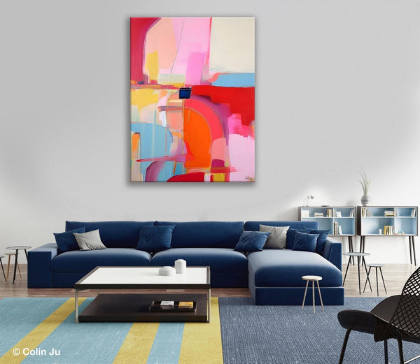 Contemporary Abstract Paintings on Canvas, Oversized Abstract Wall Art Paintings, Large Wall Paintings for Bedroom, Original Abstract Art-HomePaintingDecor