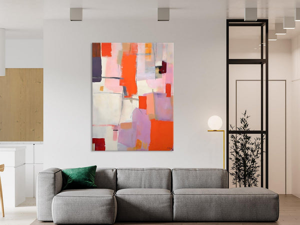 Large Modern Canvas Art for Dining Room, Simple Abstract Art, Large Original Wall Art Painting for Bedroom, Acrylic Paintings on Canvas-HomePaintingDecor