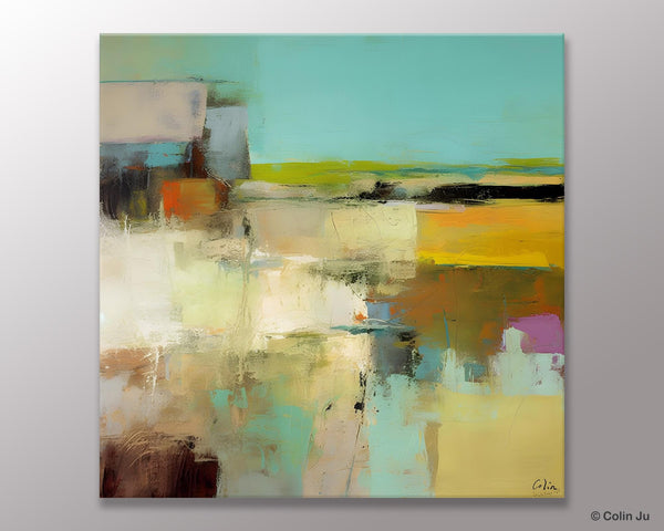 Original Modern Abstract Art for Bedroom, Extra Large Canvas Paintings for Living Room, Abstract Wall Art for Sale, Simple Modern Art-HomePaintingDecor